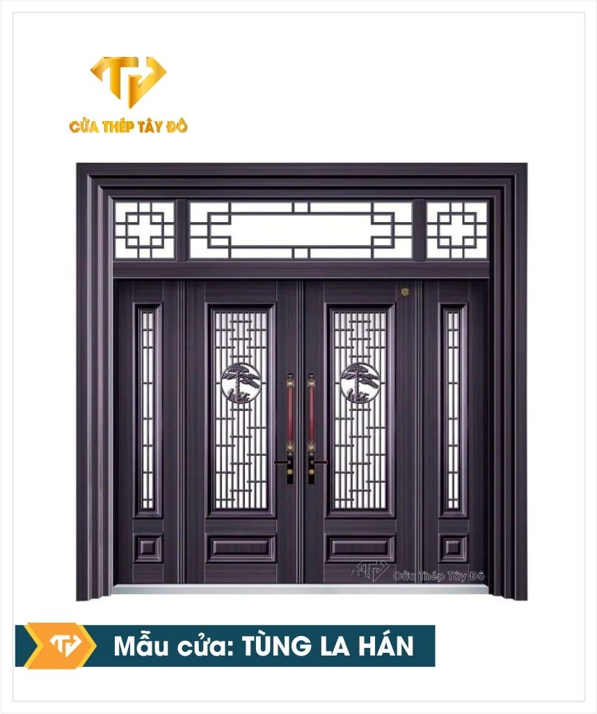  Cửa thép cánh kính “TÙNG LA HÁN” 