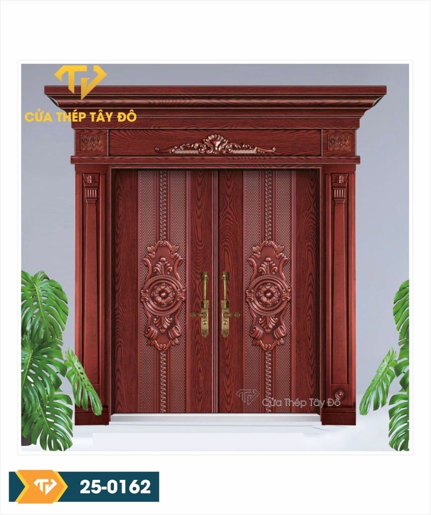  Cửa thép vân gỗ 5D 25-0162 