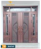  Mẫu cửa “TRĂNG VÀNG” Kết hợp cánh kính 