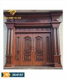  Cửa thép vân gỗ 5D 25-0157 