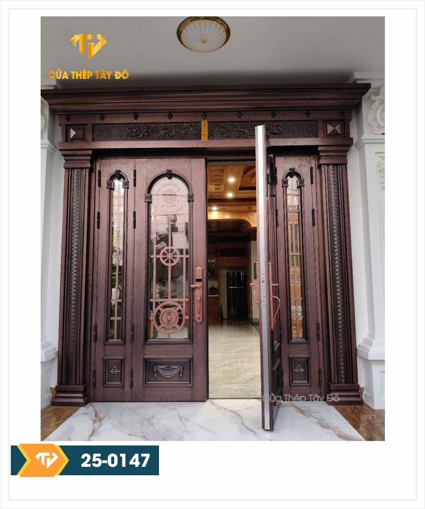  Mẫu cửa 4 cánh kính “GIA PHÁT” 