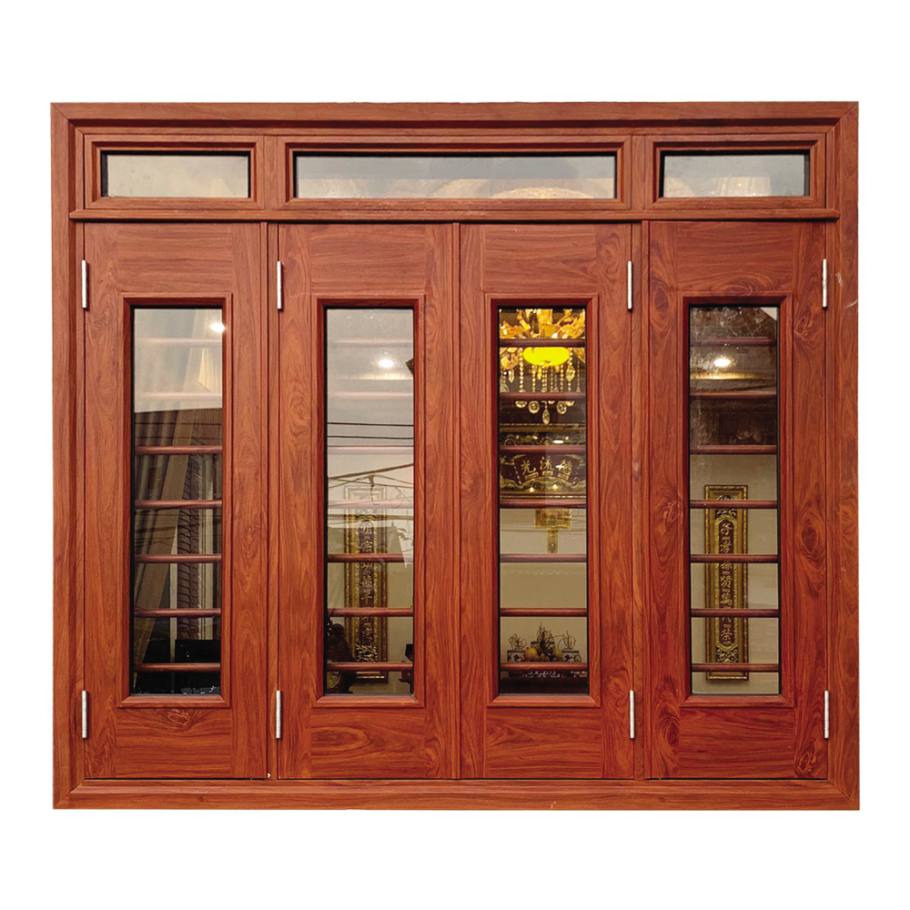  Cửa sổ thép vân gỗ CS4-K.K 