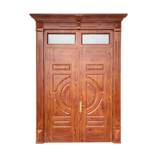 Cửa thép vân gỗ 2 cánh A22-K.H4 