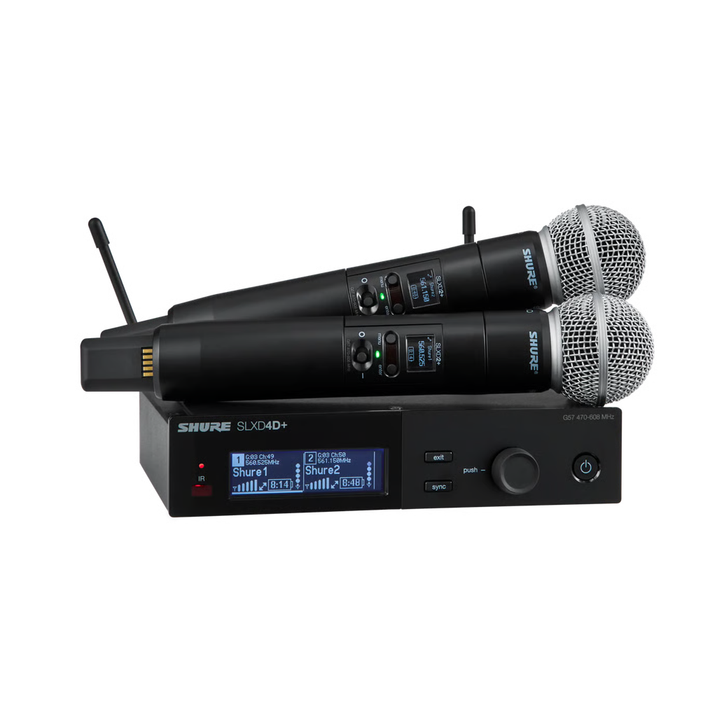 SLXD24D+A/58-G66 Handheld System, Dual, SM58