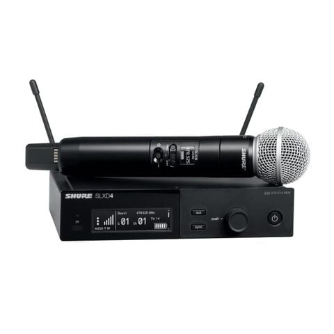 Shure SLXD2/SM58=-G59 - HANDHELD W/ SM58 MIC 470-514MHz