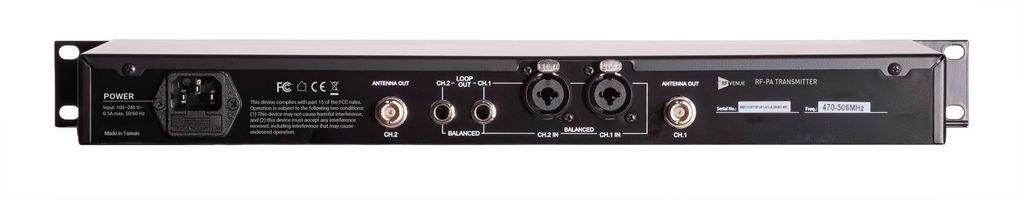 RF PA Extension Kit (for one transmitter, eight receivers)