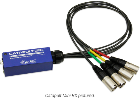 Radial Catapult Mini RX (Male XLRs)