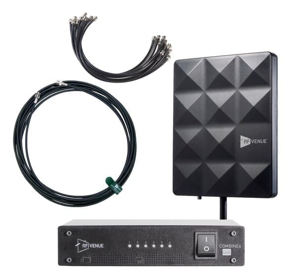 RF Venue 6 Channel IEM Pack, with CP Stage Antenna