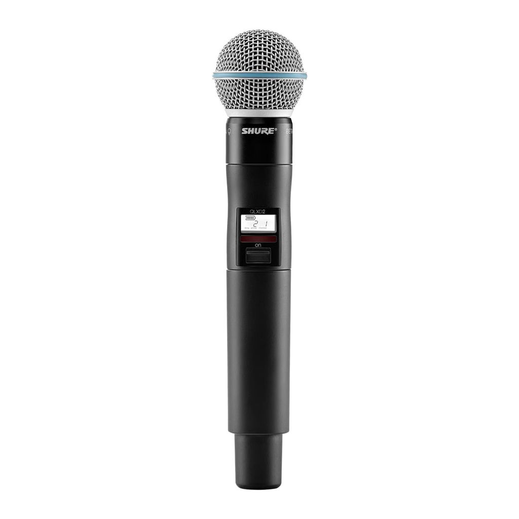Shure QLXD2/B58=-G52 - QLXD2 WIRELESS HH W/BETA58 HEAD