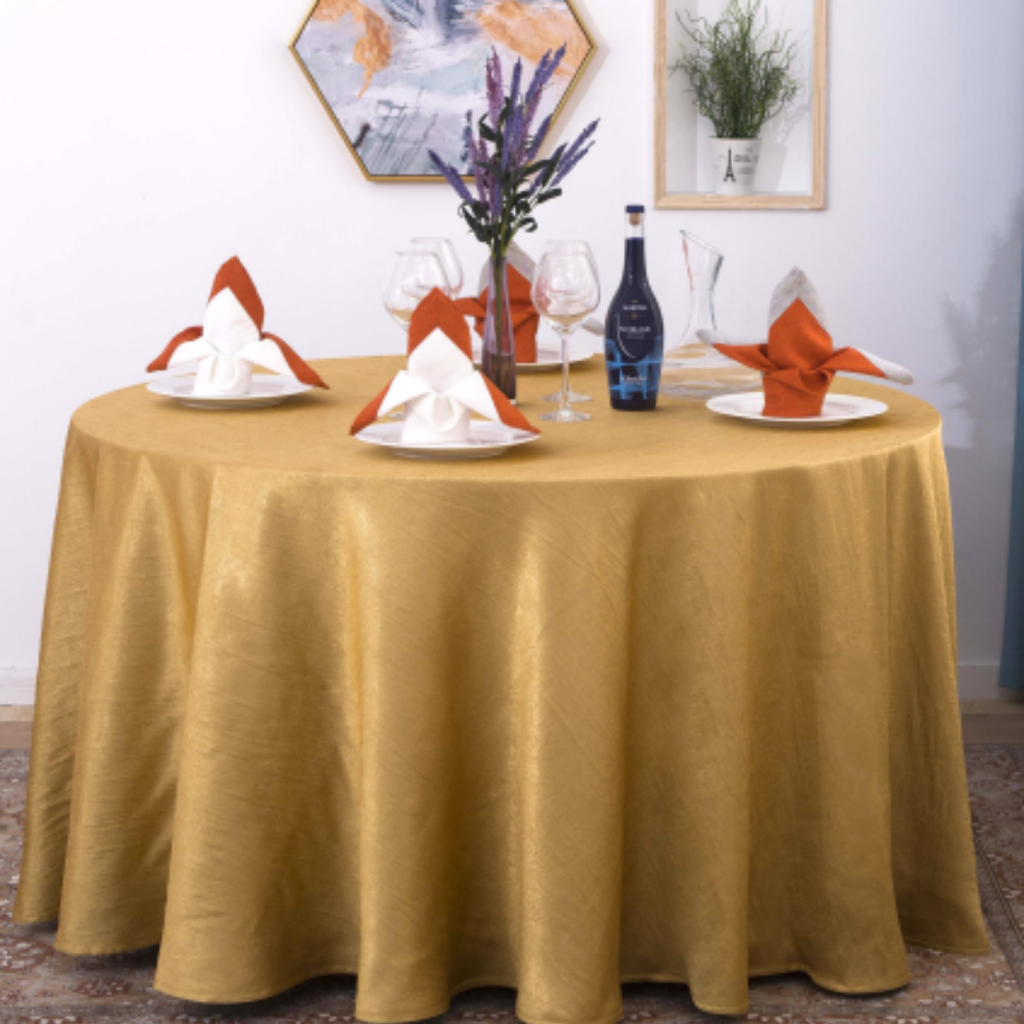  Khăn bàn vải crepe hai mặt màu ATSZ02 - Double Face Crepe Fabric Tablecloth 