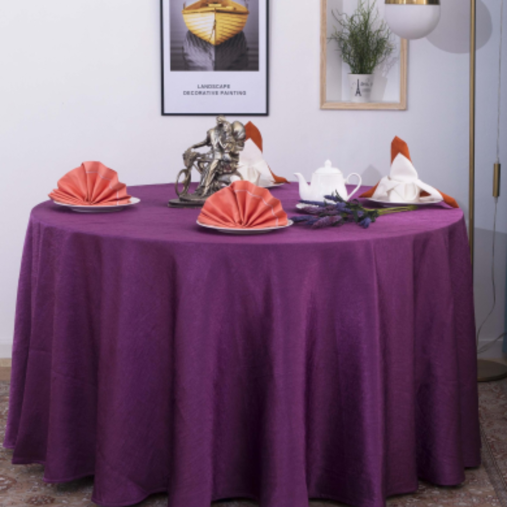  Khăn bàn vải crepe hai mặt màu ATSZ04 - Double Face Crepe Fabric Tablecloth 