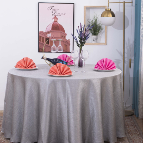  Khăn bàn vải crepe hai mặt màu ATSZ05 - Double Face Crepe Fabric Tablecloth 