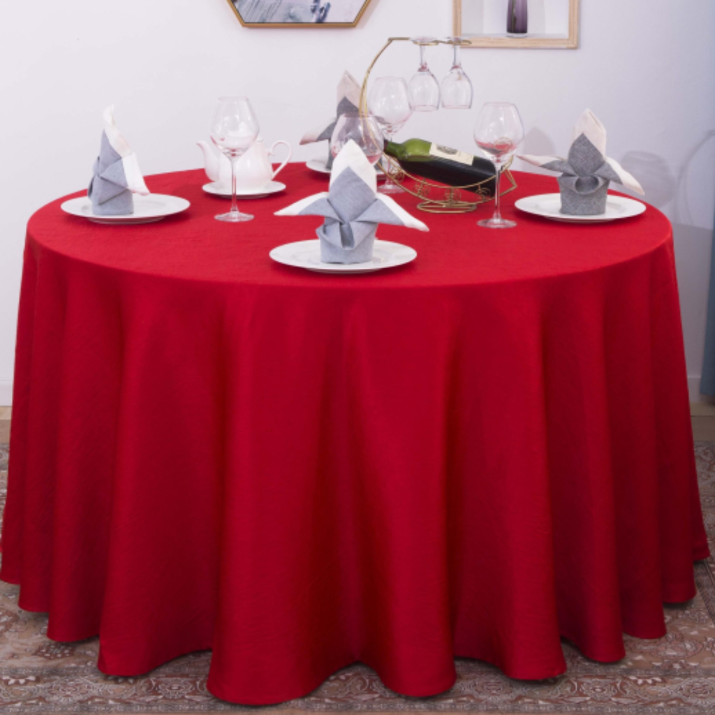  Khăn bàn vải crepe hai mặt màu ATSZ01 - Double Face Crepe Fabric Tablecloth 