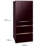  Tủ lạnh MR-WX70C-BR 694L 6 cửa Made In Japan MITSUBISHI ELECTRIC 