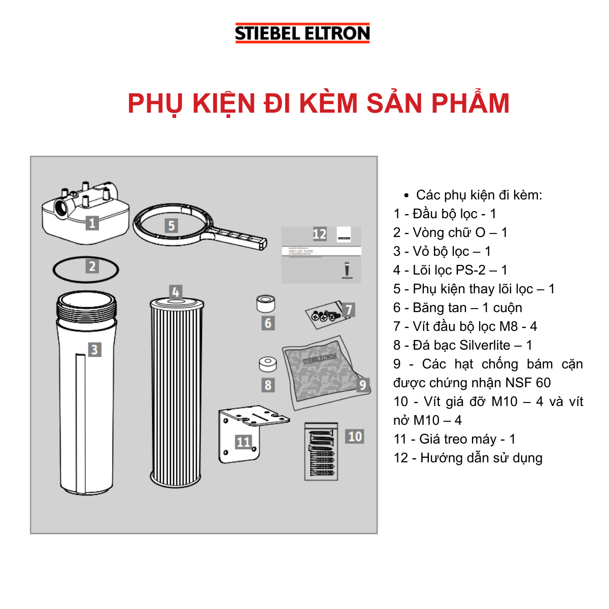  Bộ lọc thô đầu nguồn PS-2 STIEBEL ELTRON 