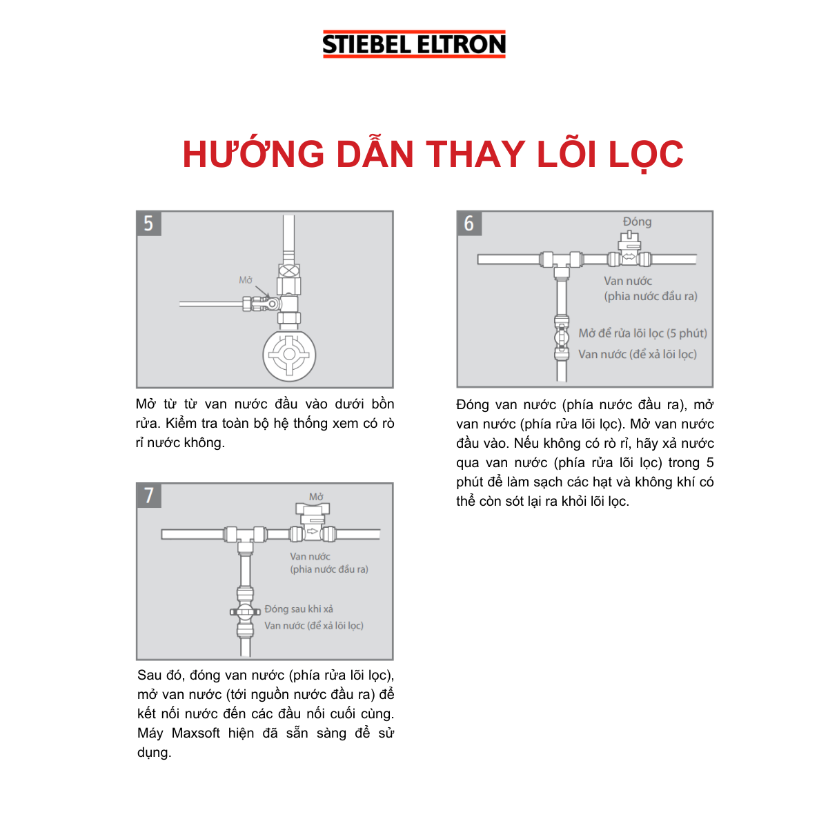  Máy lọc làm mềm nước cứng MAXSOFT M STIEBEL ELTRON 