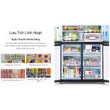  Tủ Lạnh R-WB640VGV0-GMG 569L Ngăn Đông Dưới HITACHI 