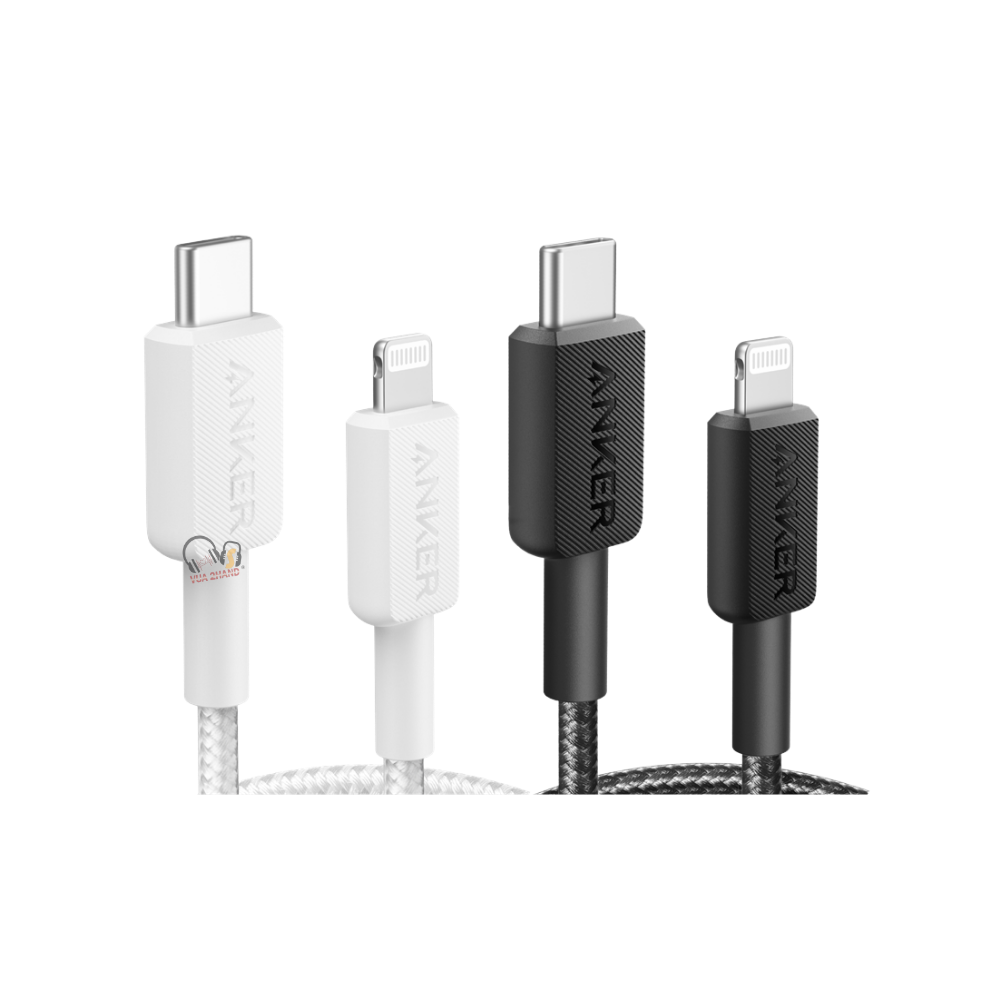 Cáp sạc nhanh Type C - Lightning MFI 20W 1.8m Anker 322 A81B6