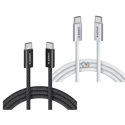 Cáp sạc Anker Zolo USB-C to USB-C Cable (1.8m, 240W, Braided) A8060