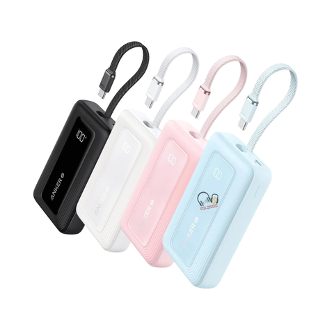 Pin Dự Phòng Anker Zolo 30W 10000mAh (Built-In USB-C) - A1688