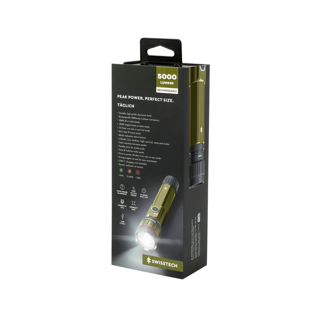 Đèn pin LED SWISS+TECH Taglich