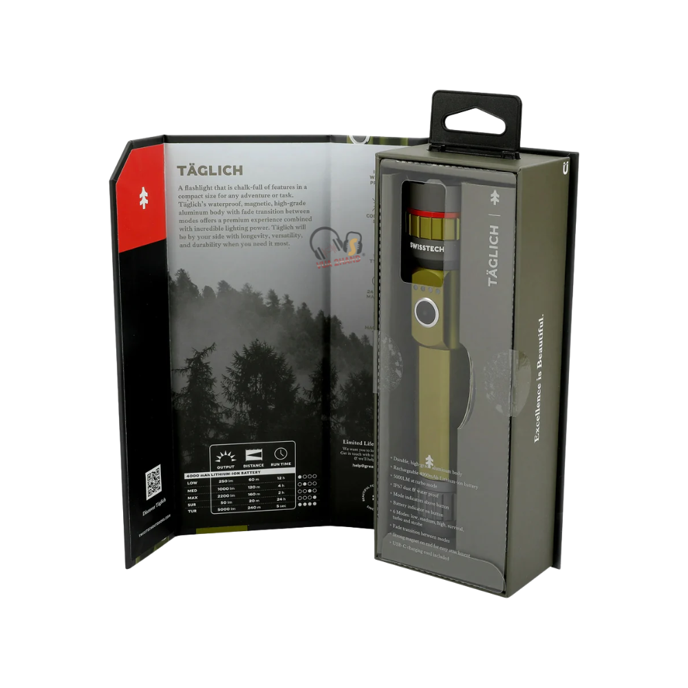 Đèn pin LED SWISS+TECH Taglich