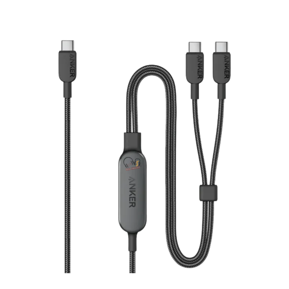 Cáp Type C to Type C Anker 2-in-1 dài 1.2m 140W - A8895H11