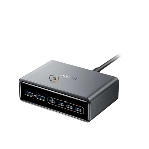 Bộ sạc nhanh Anker GaNPrime Supercharged Multi-Port Desktop Charging Station 200W 2USB 4Type-C A2683