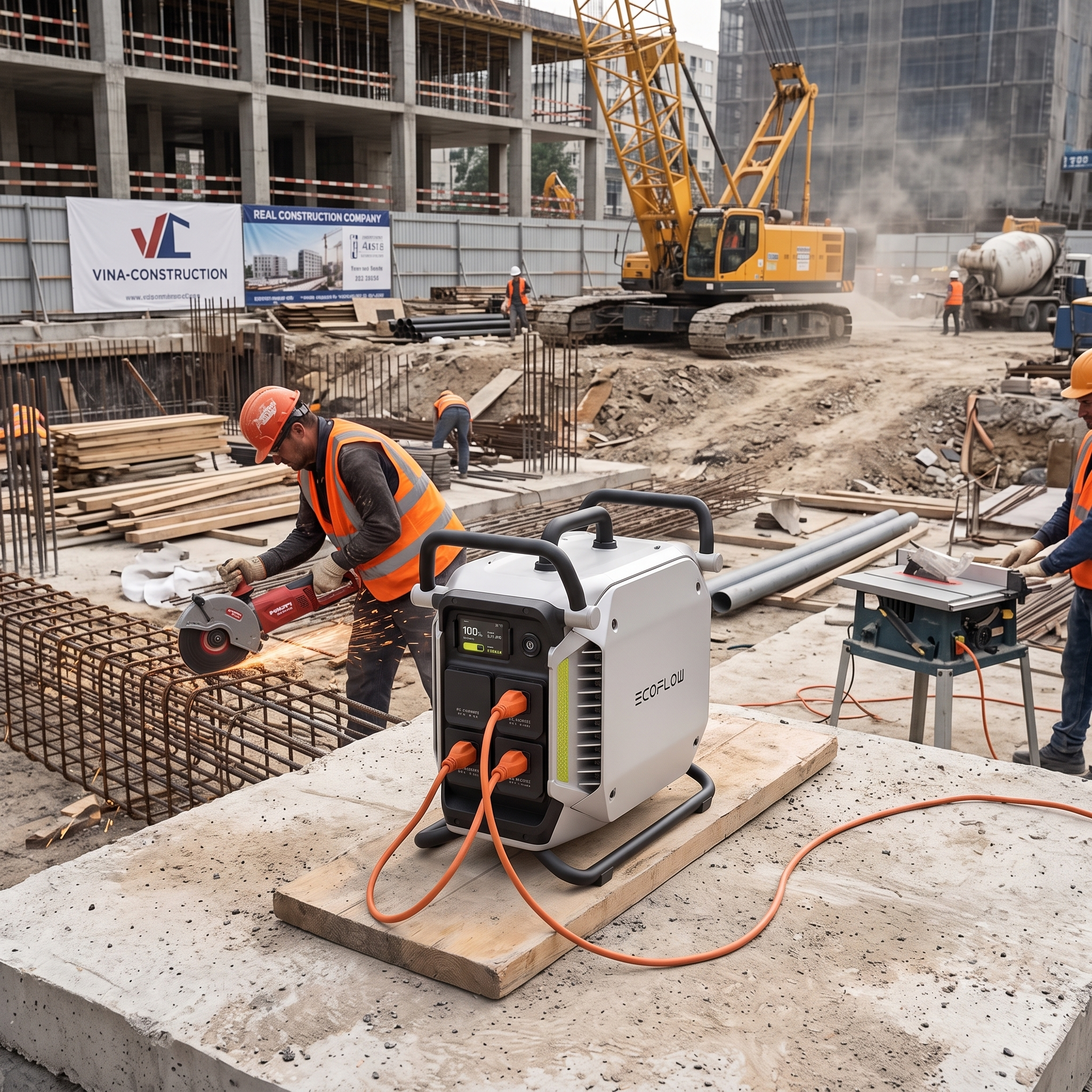 Trạm điện Ecoflow PowerRock 4000