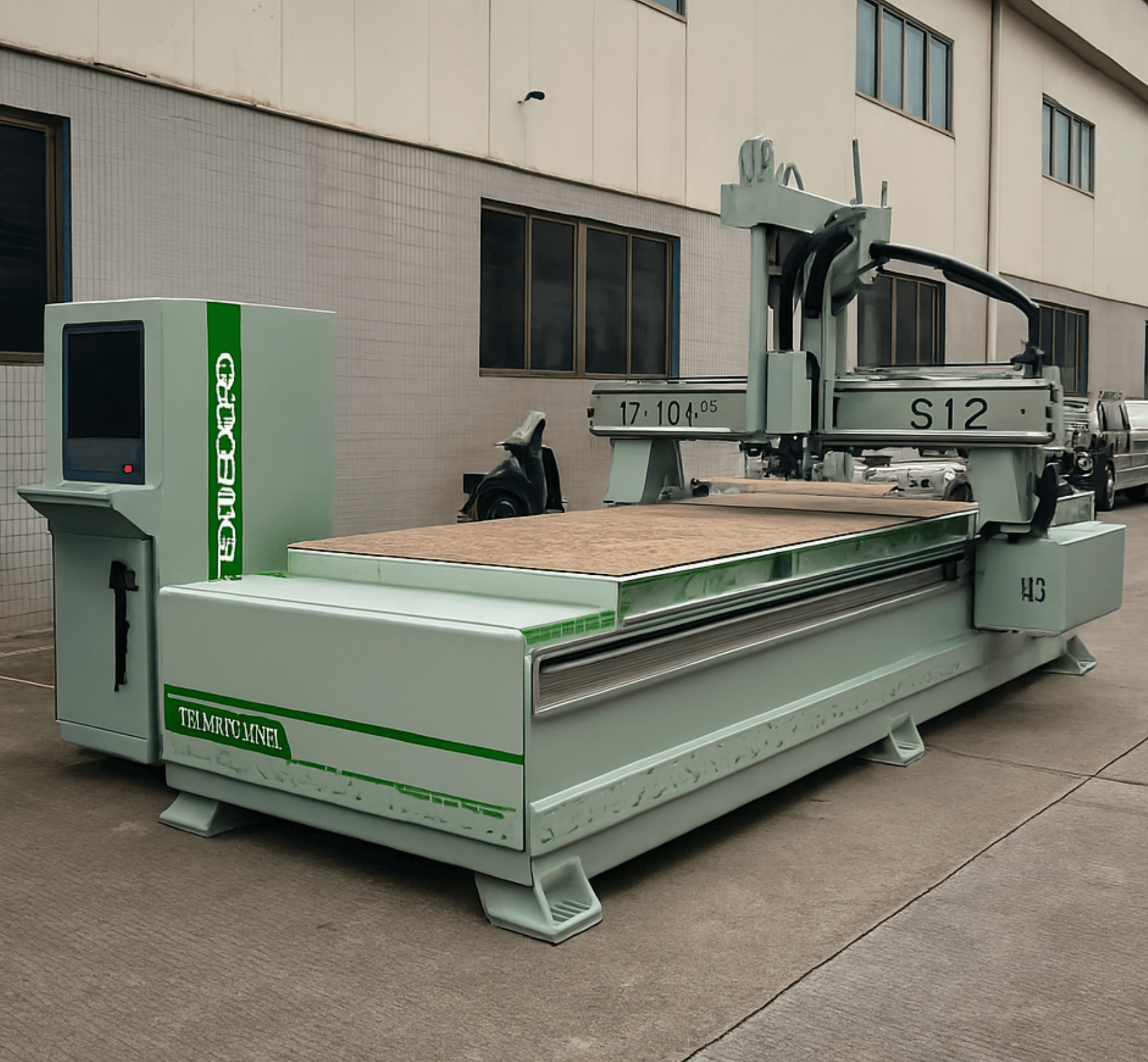  MÁY CNC NESTING  THAY DAO TỰ ĐỘNG  JIDONG MODEL: S12 