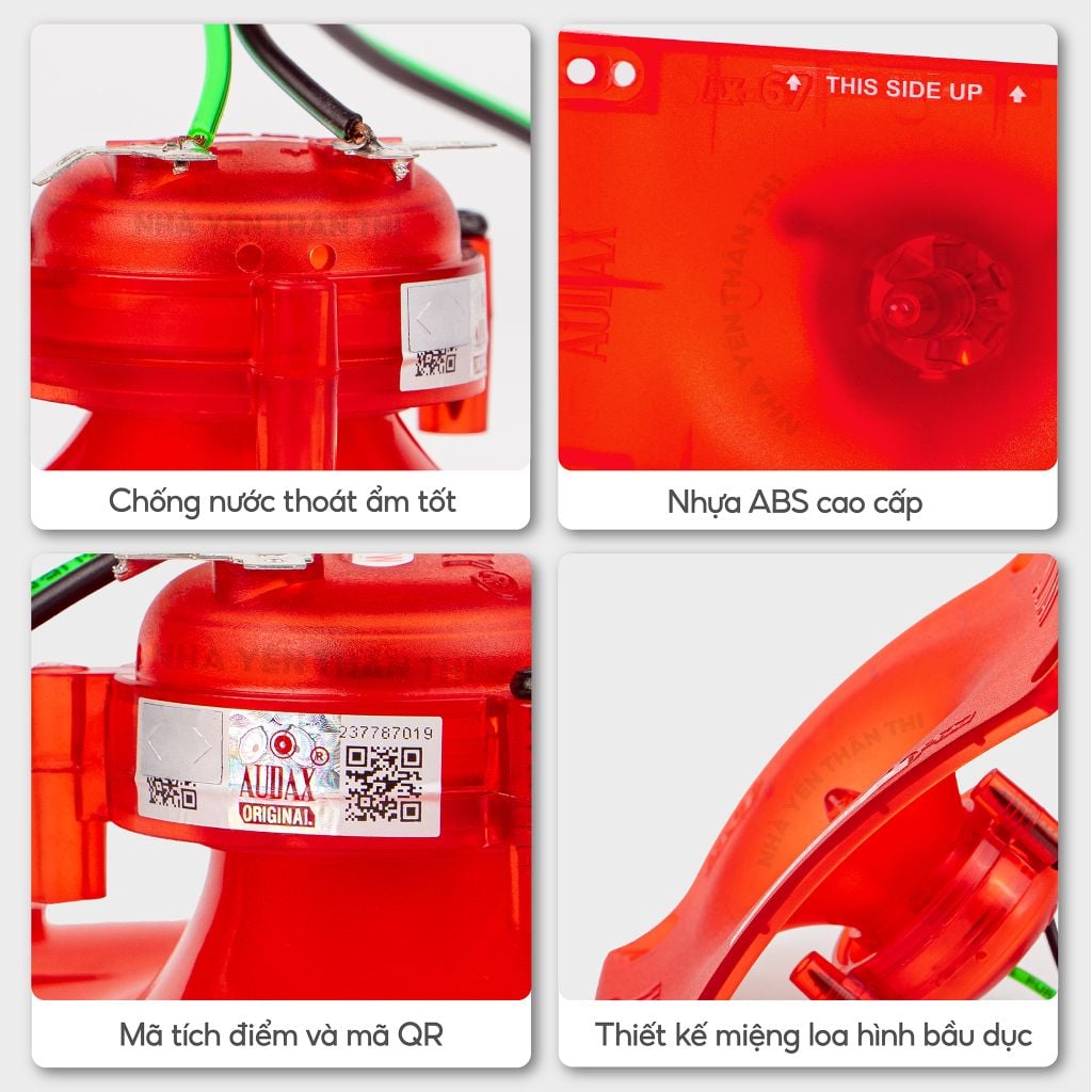 Loa dẫn AX-67W (Đỏ)