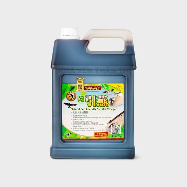 Dung dịch giấm Tanali 5 Lít – Khử trùng, chống nấm mốc cho nhà yến