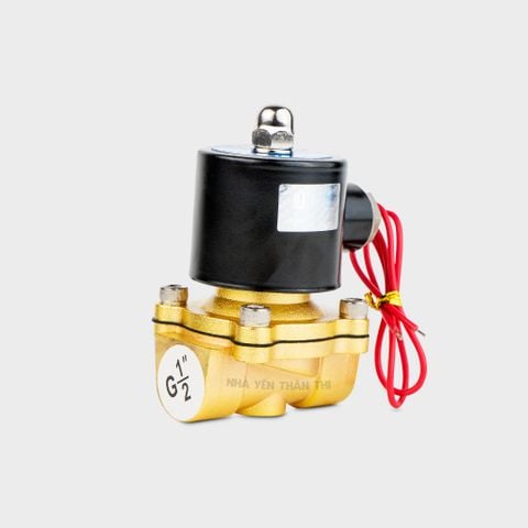 Van điện từ 21mm đóng mở nước bằng điện AC-220V
