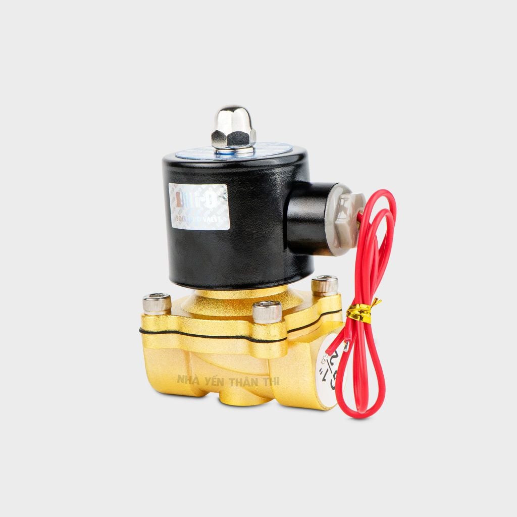Van điện từ 21mm đóng mở nước bằng điện AC-220V