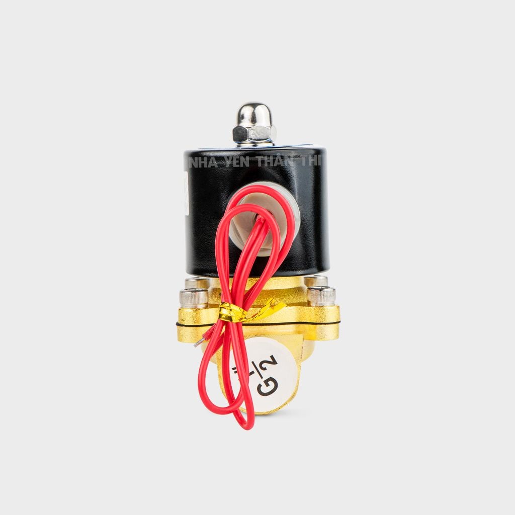Van điện từ 21mm đóng mở nước bằng điện AC-220V