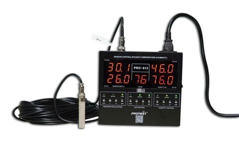 Cảm biến điều khiển nhiệt độ, độ ẩm, không khí PRONEST P-913 cho nhà yến