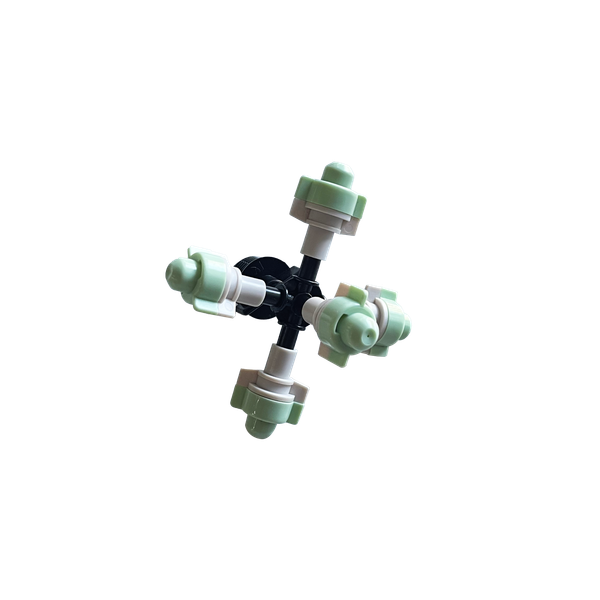 Béc 5 chân ren 21 (gồm béc 5, ống nhựa, chân ren 21)