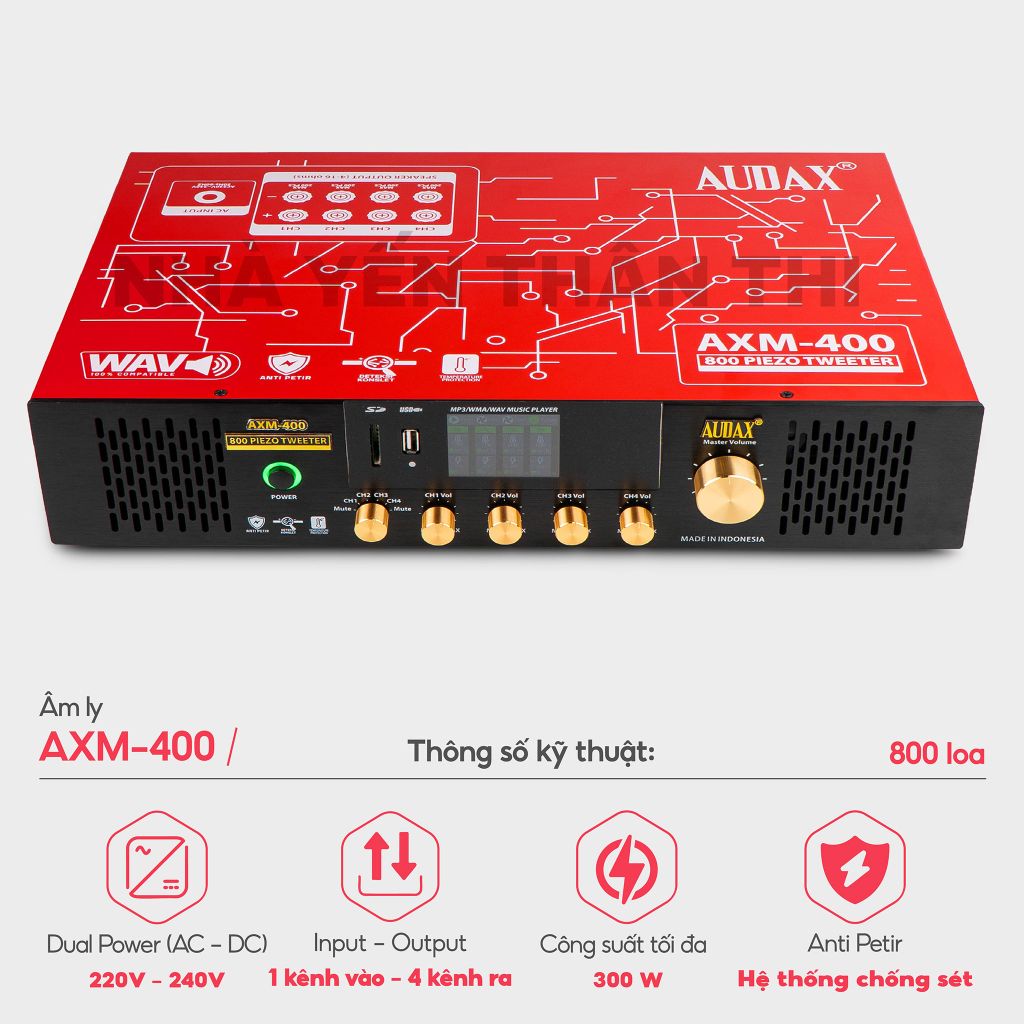 amply-nha-yen-axm-400-ampli-chuyen-dung-dan-du-chim-yen