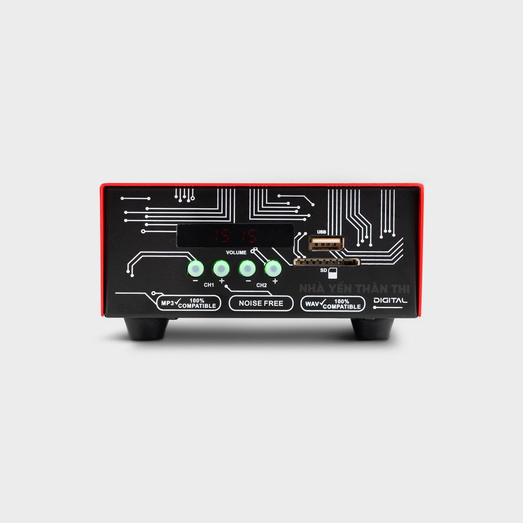 Âm ly nhà yến - AXM-8 V2 – Ampli chuyên dụng dẫn dụ chim yến