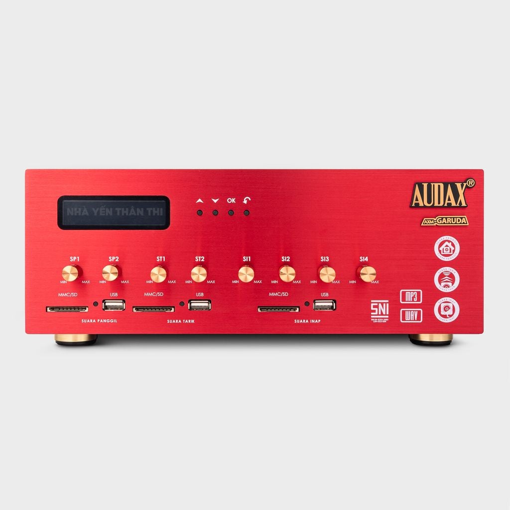 Âm ly AXM Garuda (Đỏ - Đen)