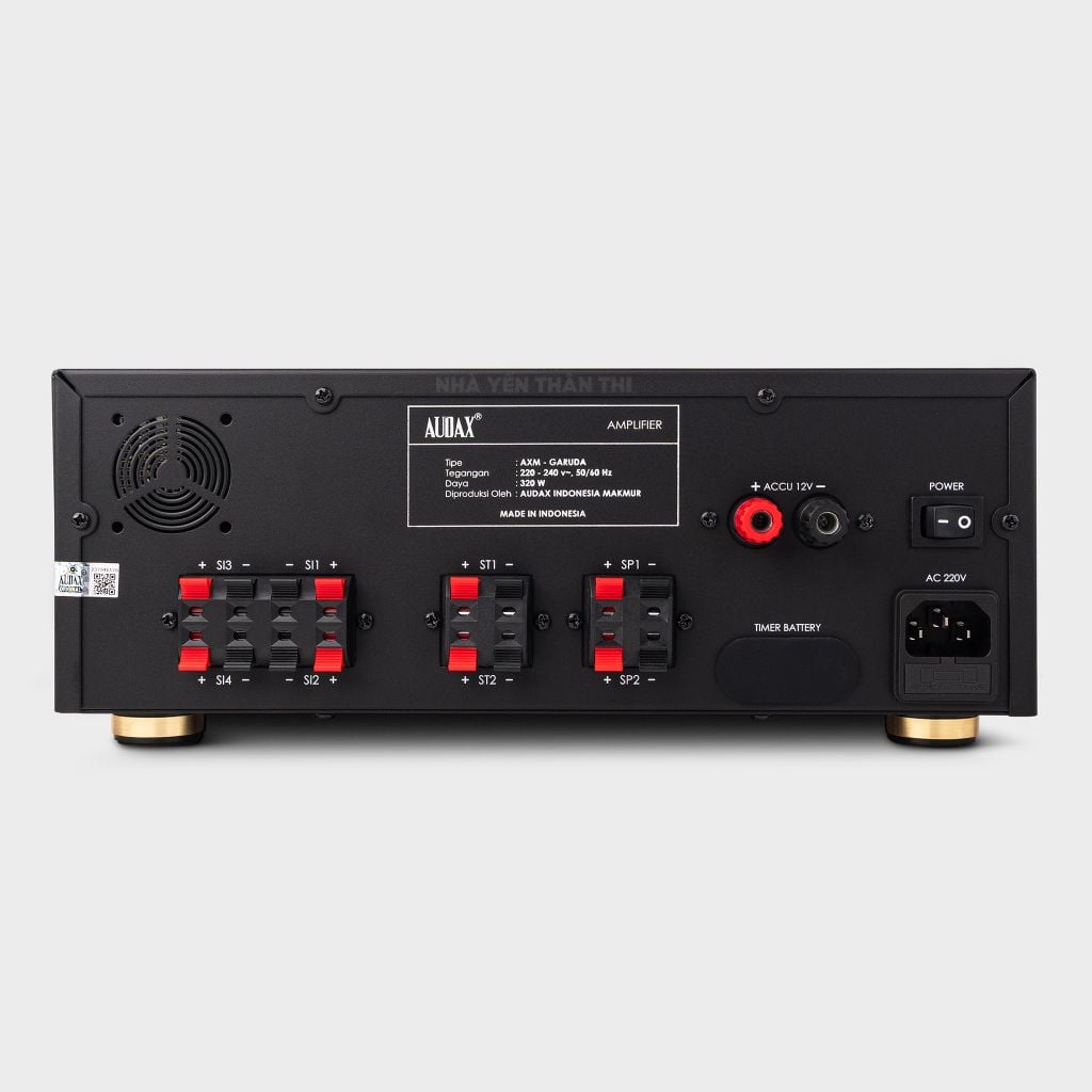 Âm ly AXM Garuda (Đỏ - Đen)