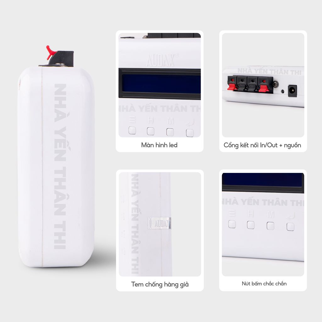 Timer AUDAX AXT-001 (trắng, thùng 10 cái)