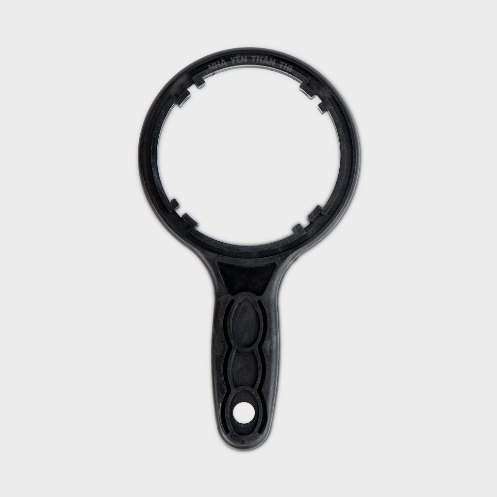 Ly lọc nước nhựa xanh ren trong đồng 27mm + lõi lọc nước 20 IN + Bass treo