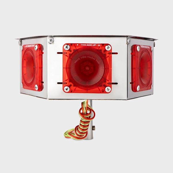 Loa nhà yến - loa chùm chống nước 6D AX-61W (Đỏ - Trắng)