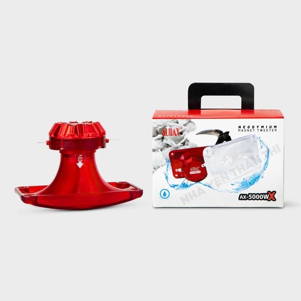 Loa nhà yến - Loa cửa chống nước AX-5000WX (Đỏ) – Loa dẫn dụ chim yến tại cửa ra vào