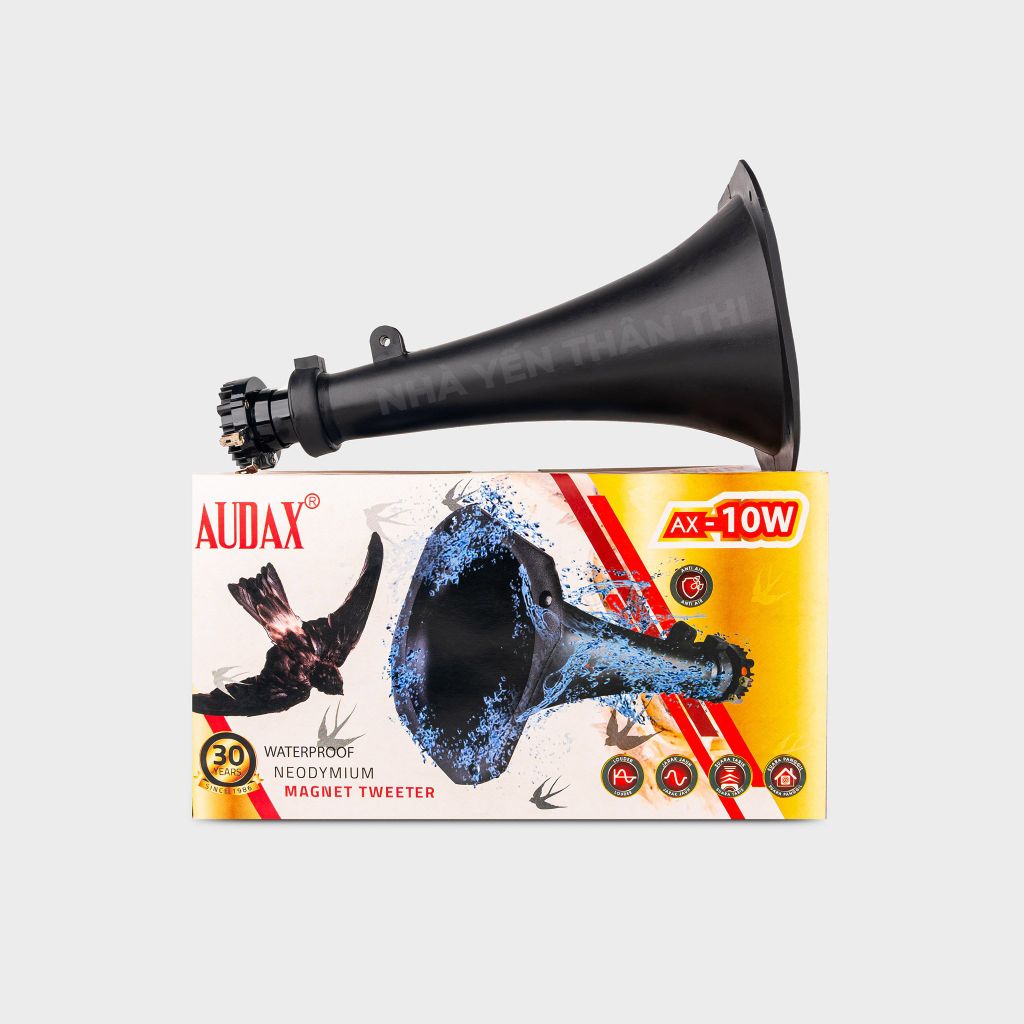 Loa nhà yến - Loa cửa phóng đơn AX-10W – Loa dẫn dụ chim yến tại cửa ra vào
