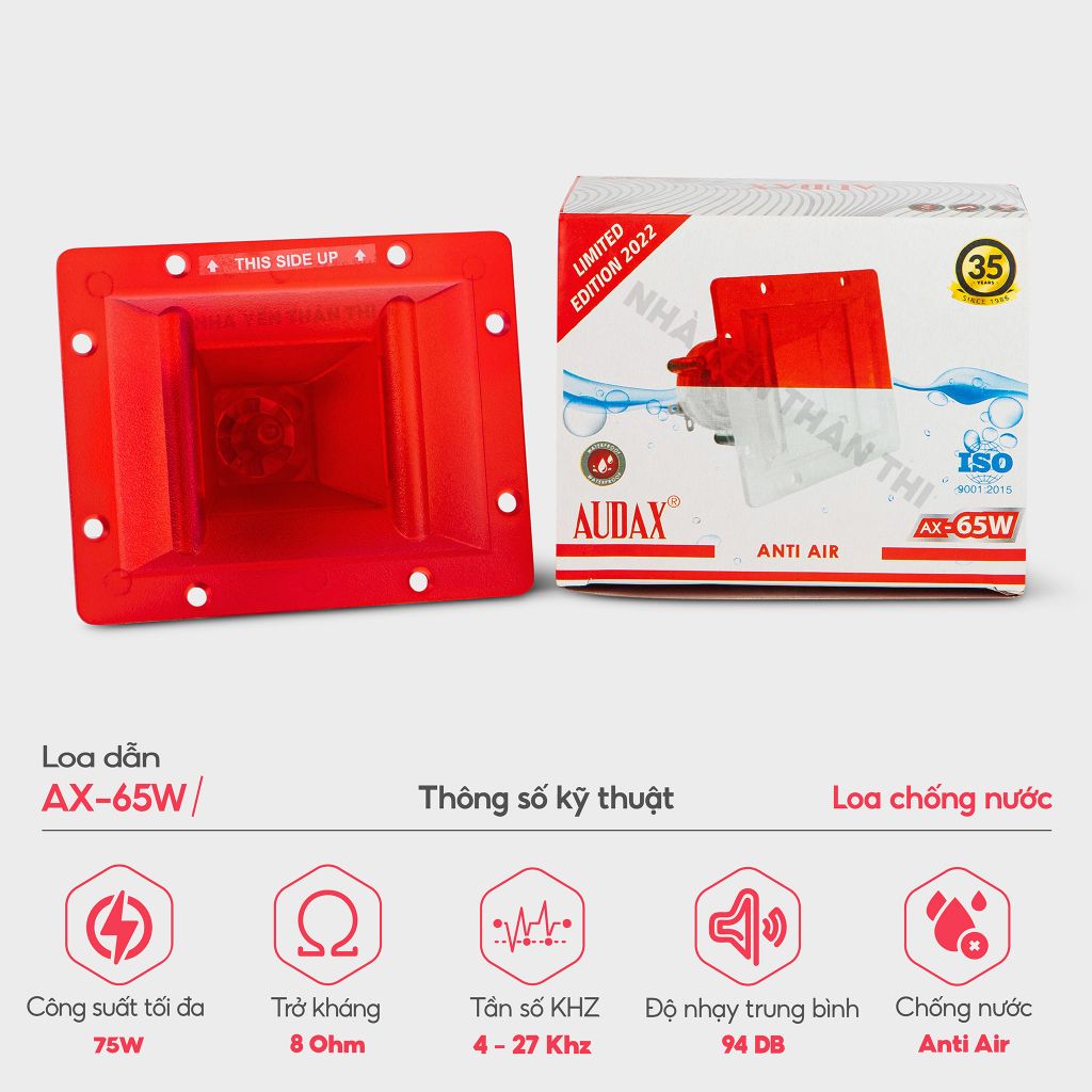 Loa dẫn AX-65W (Đỏ )