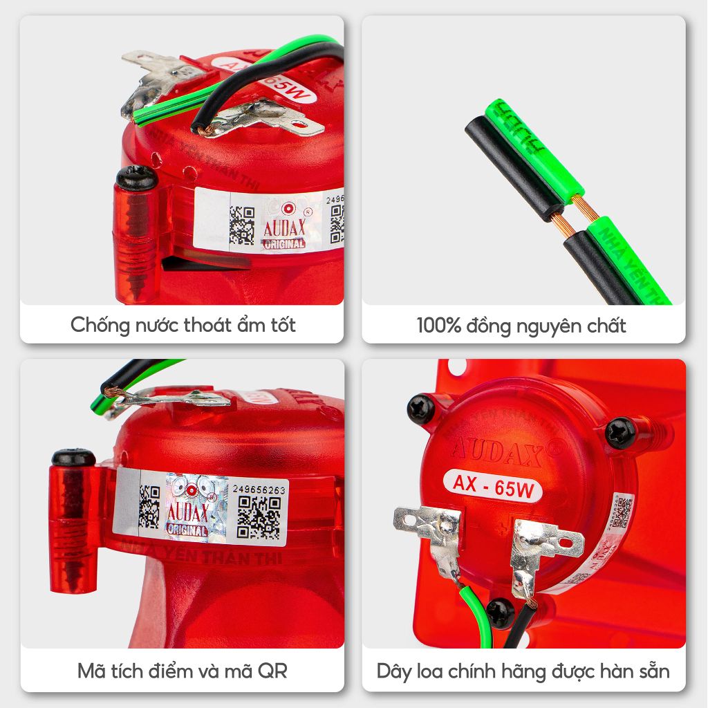 Loa dẫn AX-65W (Đỏ )