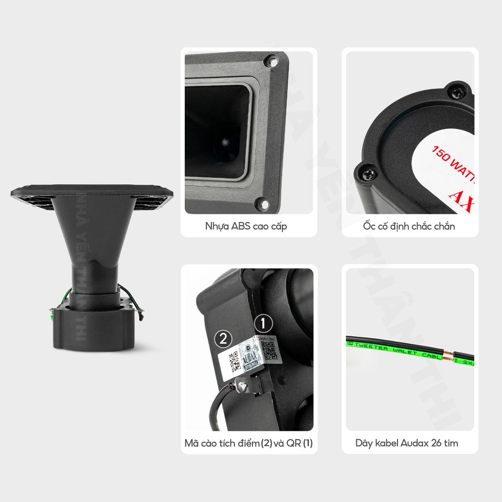 Loa nhà yến - Loa dẫn AX-93 – Loa dẫn dụ chim yến hiệu quả trong nhà