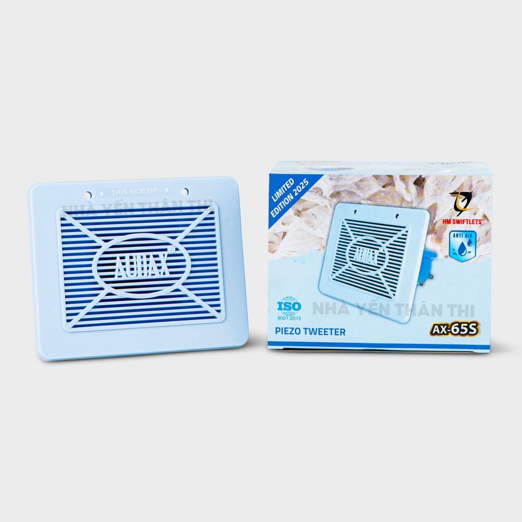 Loa nhà yến - Loa dẫn AX-65S Xanh – Loa dẫn dụ chim yến hiệu quả trong nhà + Dung dịch tạo mùi trong nhà yến H3nSaTu (6 chai)